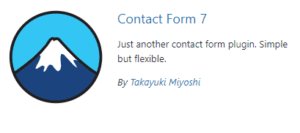 Contact Form 7 WordPress Plugins
