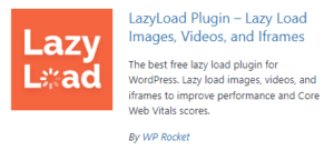 WordPress Plugins Lazy Load WP Plugin